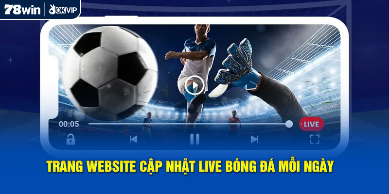 Trang website cập nhật live bóng đá mỗi ngày 